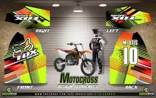 vectores plantilas MOTOCROSS,UNIFORME,MOTO,
